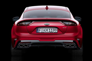 Illustration for article titled The Kia Stinger GT Is Kia's Fantastic 365 HP Rear-Wheel Drive Sport Sedan